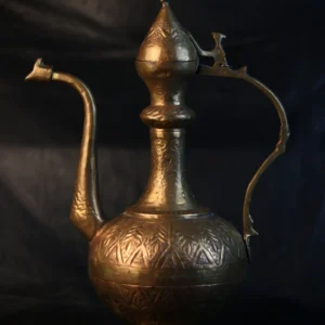 Vintage South Asian Copper Ewer 20th Century Decorative Jug